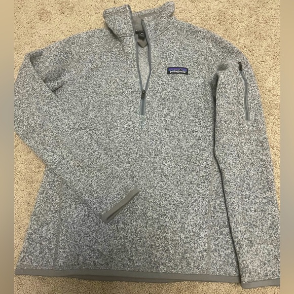 Patagonia Sweaters - Patagonia gray grey pullover better sweater sweatshirt pelican XXS 1/4 zip birch